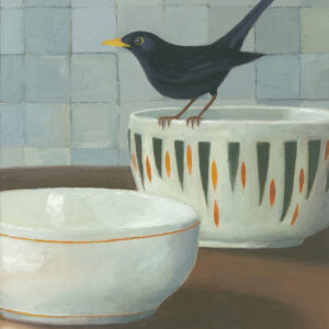misplaced blackbird rosacryl