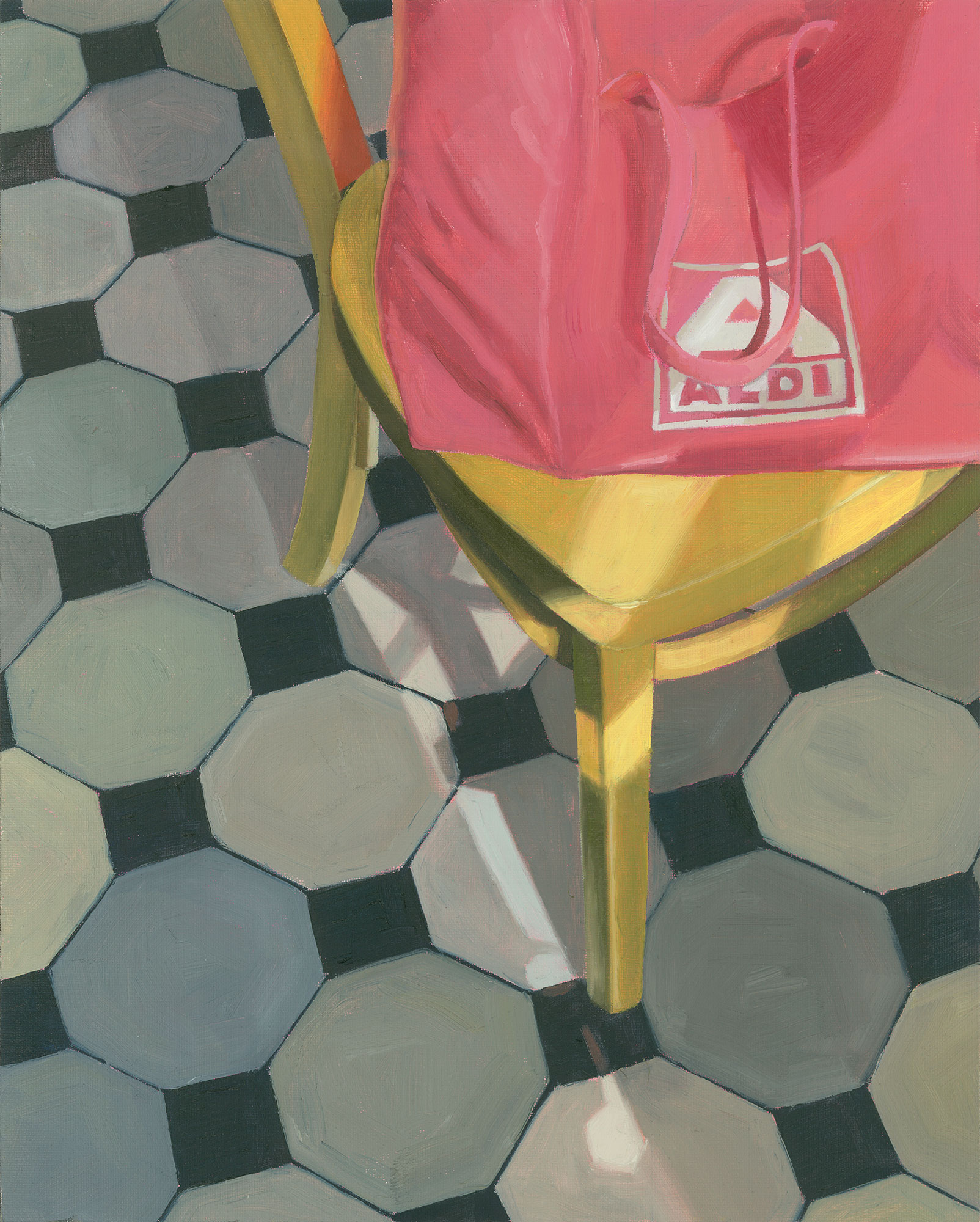 tiles and sun rosacryl