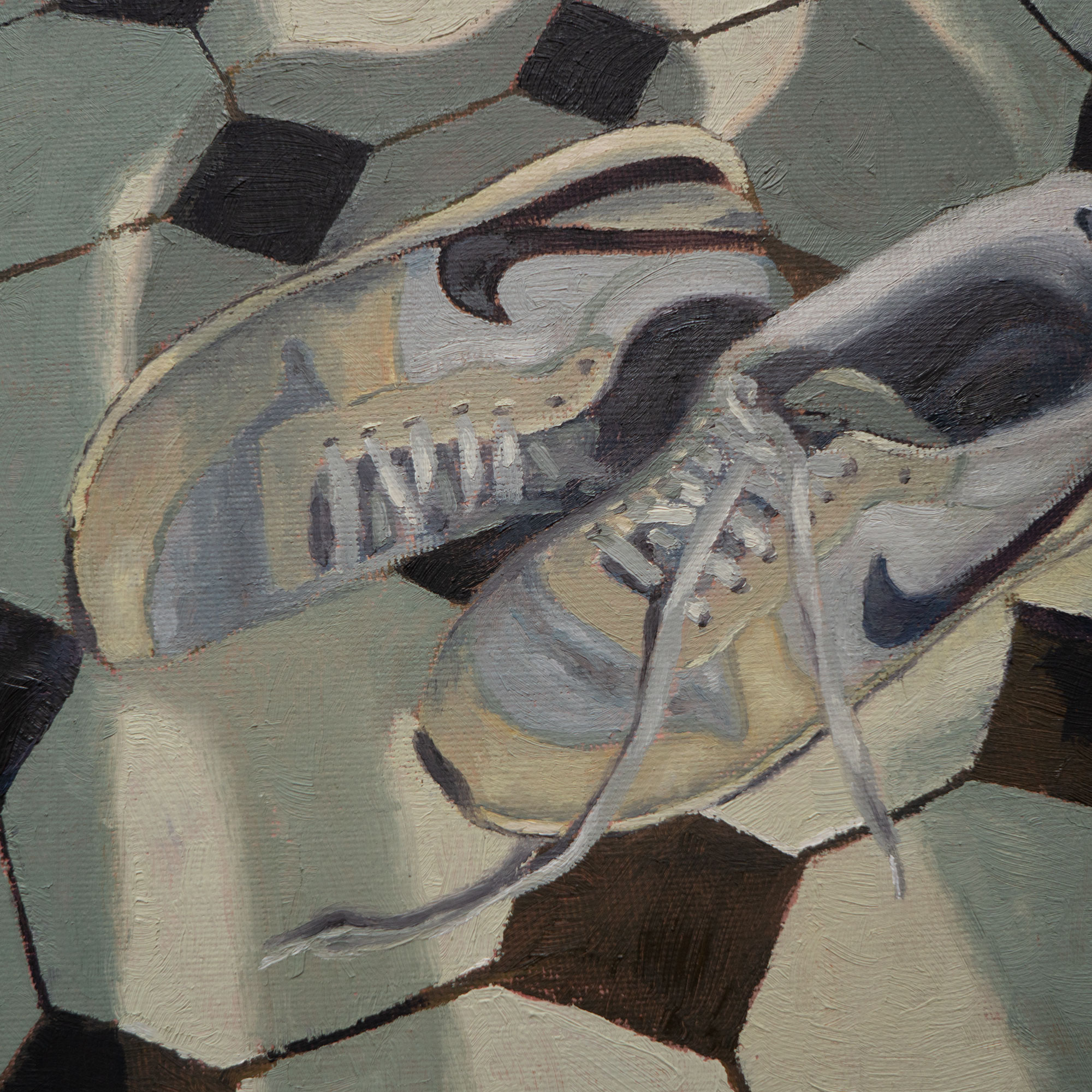 rosacryl - o.T. detail 2