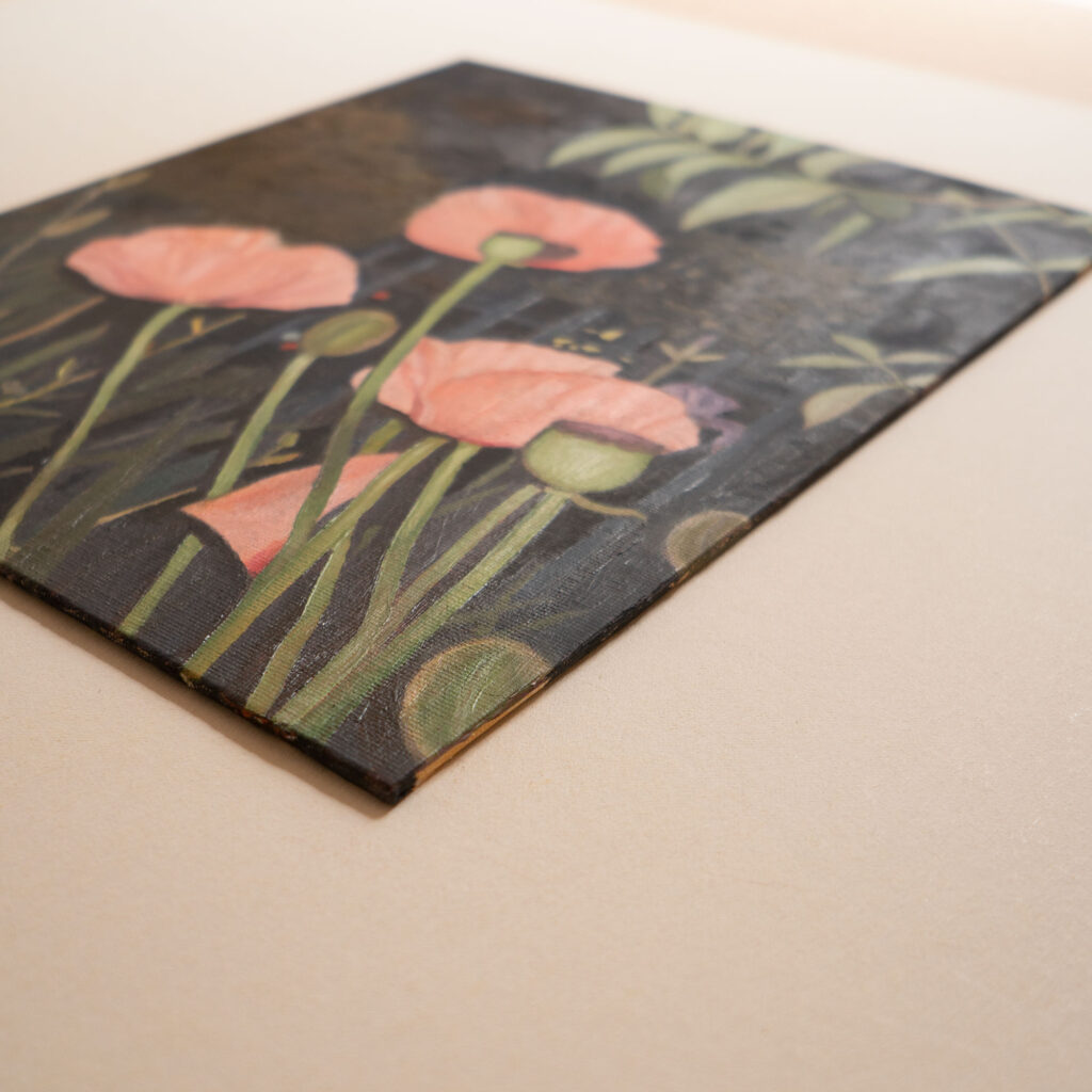 rosacryl.com - papaver orientale detail
